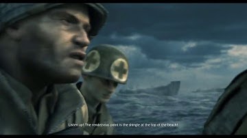 Company of Heroes - American Campaign - Mission 1 - Omaha Beach Playthrough