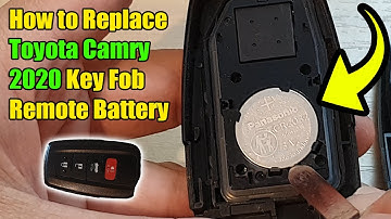 How to Replace Car Key Fob Remote Battery for Toyota Camry 2020 to 2023