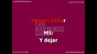 Video thumbnail of "KARAOKE “PLAYA SOLA”…LOS INVASORES Y BANDA MS"