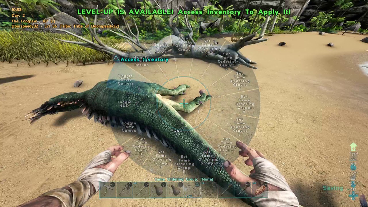 ARK: Survival Evolved_Day3 Raptor Taming/The island - YouTube