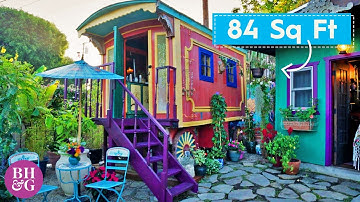 Vintage 84 Sq Ft Wagon In The Middle of Los Angeles | Tiny House Style | Better Homes & Gardens