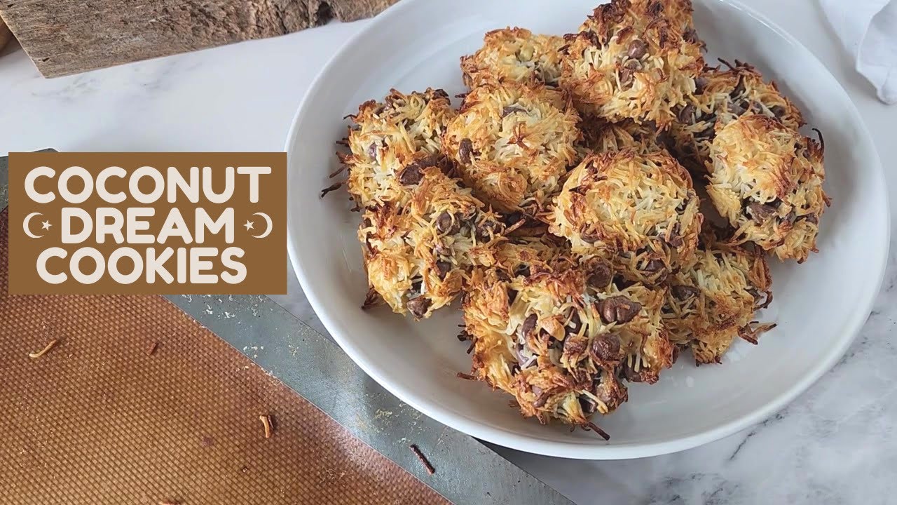 Coconut Dream Cookies (Easy 4Ingredient Recipe) YouTube