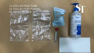 How to provide saliva sample for the Resolute 2.0 kit