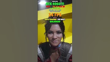 RTX 4060 Ti 4K Path Tracing (Cyberpunk 2077)