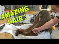 LITTLE GIRL WITH AMAZING LOTS OF HAIR! 😮😮 ASMR HAIRCUT FOR GIRL / LONG TO SHORT HAIRCUT