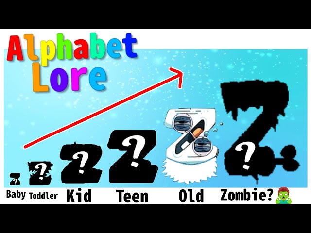 Alphabet Lore U grows an afro! Hair A to Z Compilation 