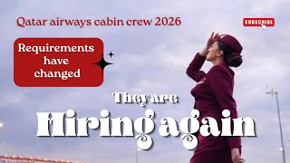 Mereka membuka lowongan lagi | Lowongan pramugari/pramugara Qatar Airways 2026 di Sri Lanka #cabincrew