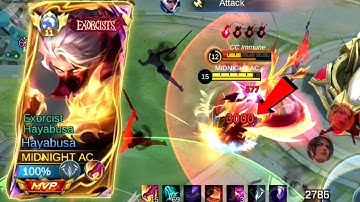 HAYABUSA ONE SHOT BUILD 2025!💀 | HAYABUSA TRUE DAMAGE OF DESPAIR NEW OP BUILD!! (100% BROKEN!) MLBB