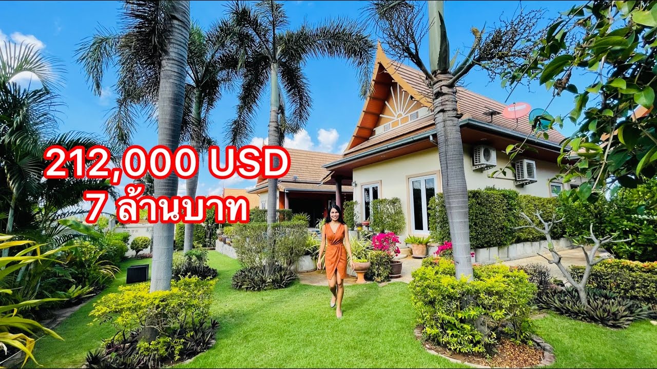 EP.126 GREAT VALUE 3 BED VILLA PRANBURI GREEN MOUNTAIN THAILAND