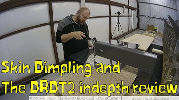 RV-10 Wings - 013 - Wingspar skin dimpling and prep