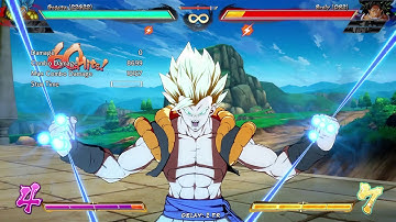 DBFZ SSJ Gogeta Solo Sparkless Triple Super T.O.D Combo