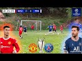 Match psg x manchester united final uefa champions league 5 x 5 rikinho 