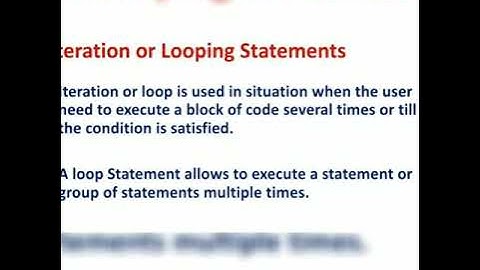Looping Statements in Python- for loop 12th CS Chapter-6 Part-3