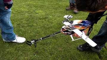 align trex 450 pro crash