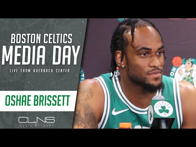 Oshae Brissett Explains Canada World Cup Injury | Celtics Media Day - YouTube