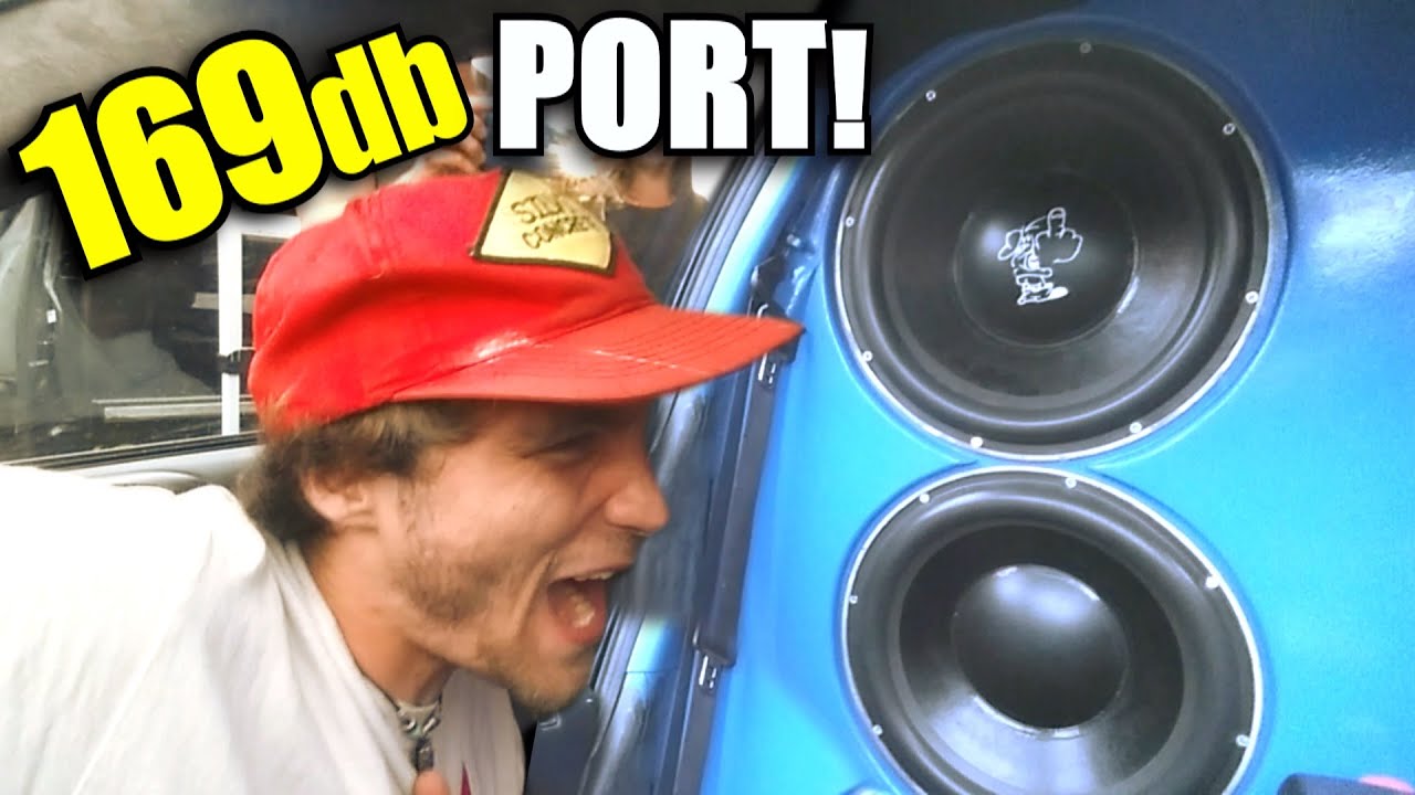 BASS TAP OUTS w/ Jason's 169db PORT DEMOS & 2 18