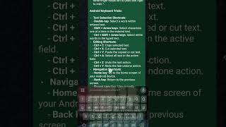 Unknown Keyboard Tricks/Fast Typing Tricks.