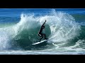 Kevin schultz surfs kelly slaters new sboss firewire surfboard at seaside reef and oceanside pier
