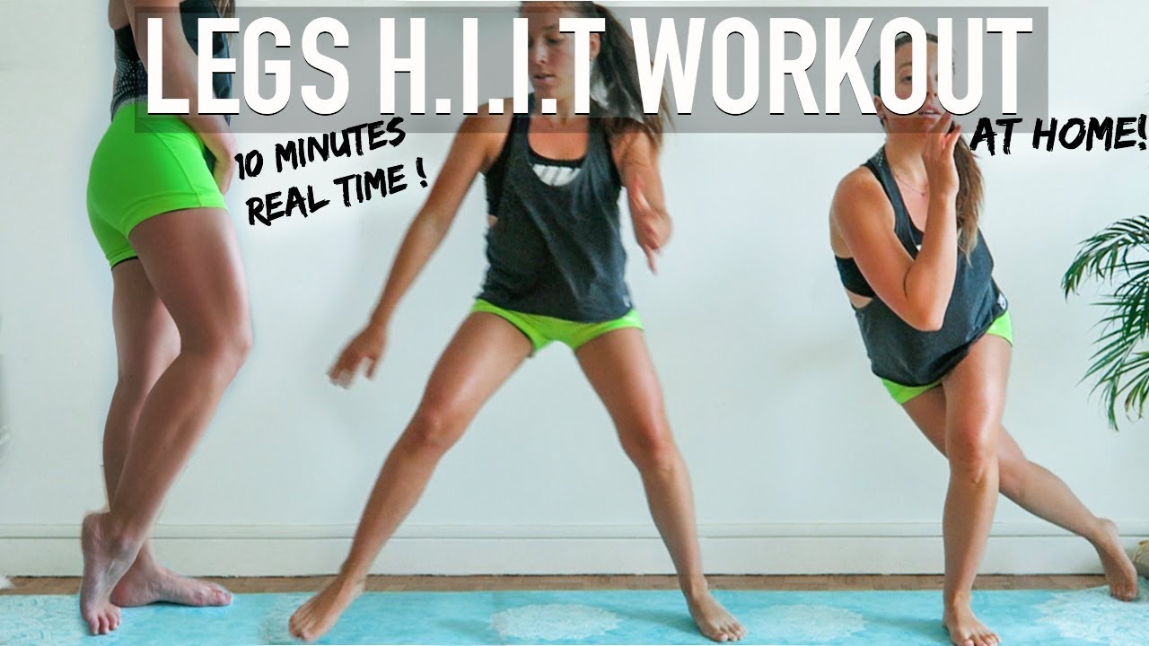 GET STRONG & LEAN LEGS HIIT WORKOUT » ATFAC DAY 7 - YouTube