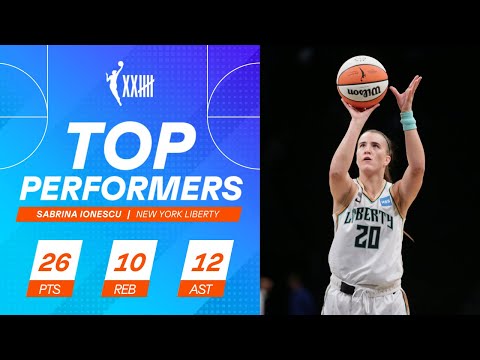 Sabrina Ionescu Records First Triple-Double, Youngest in WNBA History