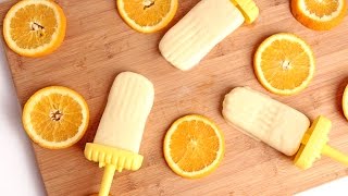 Homemade Creamy Orange Popsicle Recipe - Laura Vitale - Laura In The Kitchen Episode 924