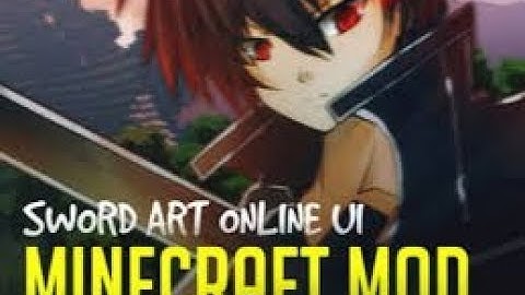 Sword Art Online UI In Minecraft!?!?!? | Mod Review #1