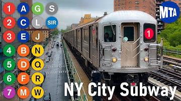 🇺🇸 New York City Subway | All the Lines