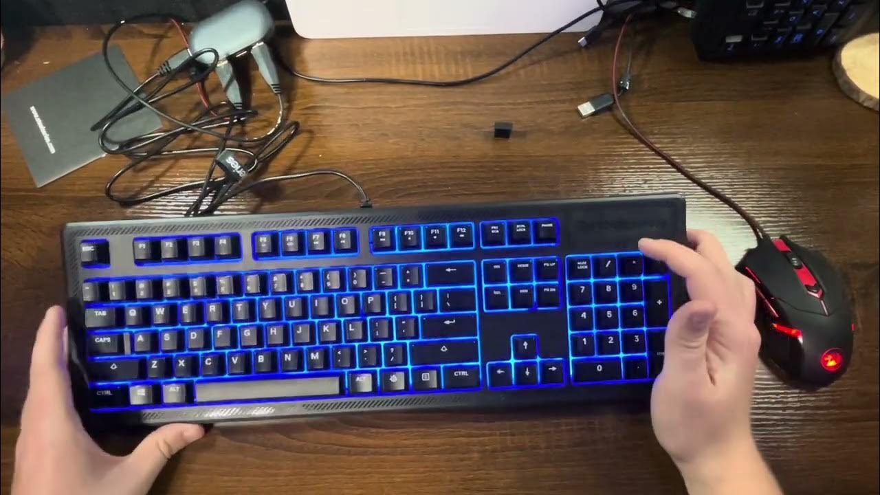 Steelseries Apex 100 Gaming Keyboard unboxing! YouTube