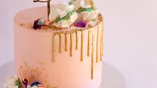 Pink Baby Shower Meringue Cake- Rosie's Dessert Spot