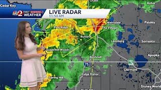 Severe thunderstorm warning issued for Sumter, Marion County