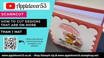 How To Cut A ScanNCut Design That Is ON More Than 1 Mat