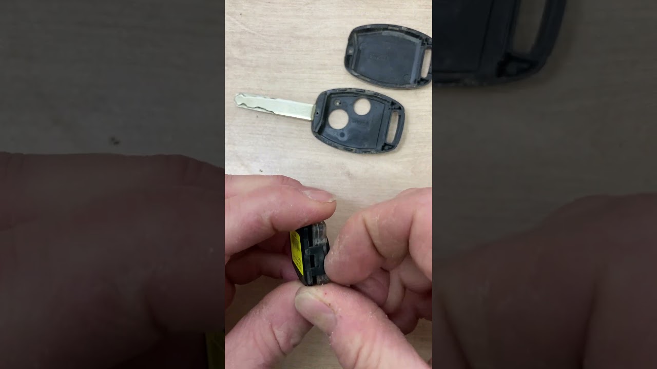 Honda remote key battery -EASY DIY #automobile #fix #Honda #remote battery