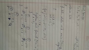 Series programs.... In java