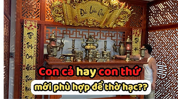 Bạn từng thắc mắc: Con cả hay con thứ mới thực sự phù hợp để thờ bộ đỉnh hạc trên bàn thờ gia tiên?