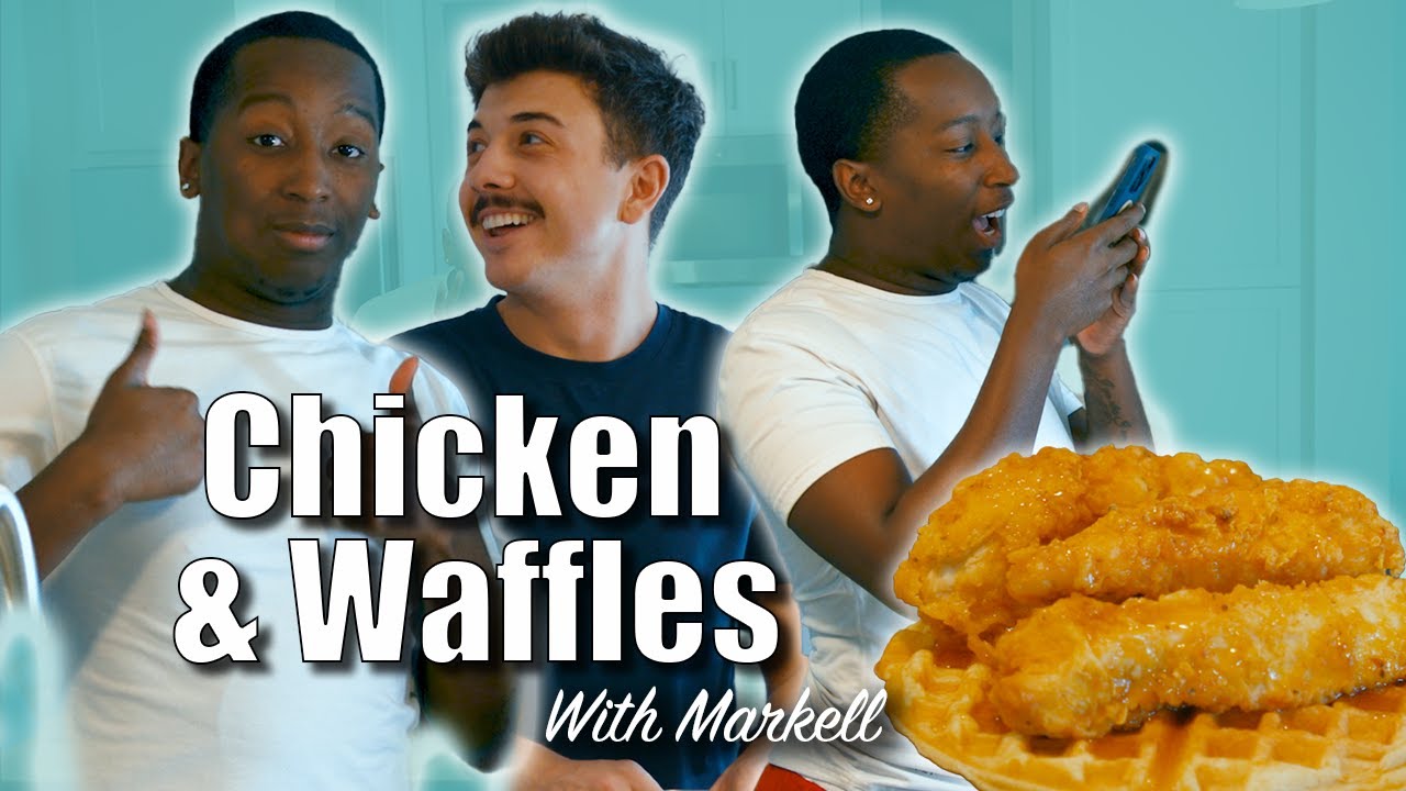 The BEST Chicken & Waffles EVER! | Cooking With Bradley