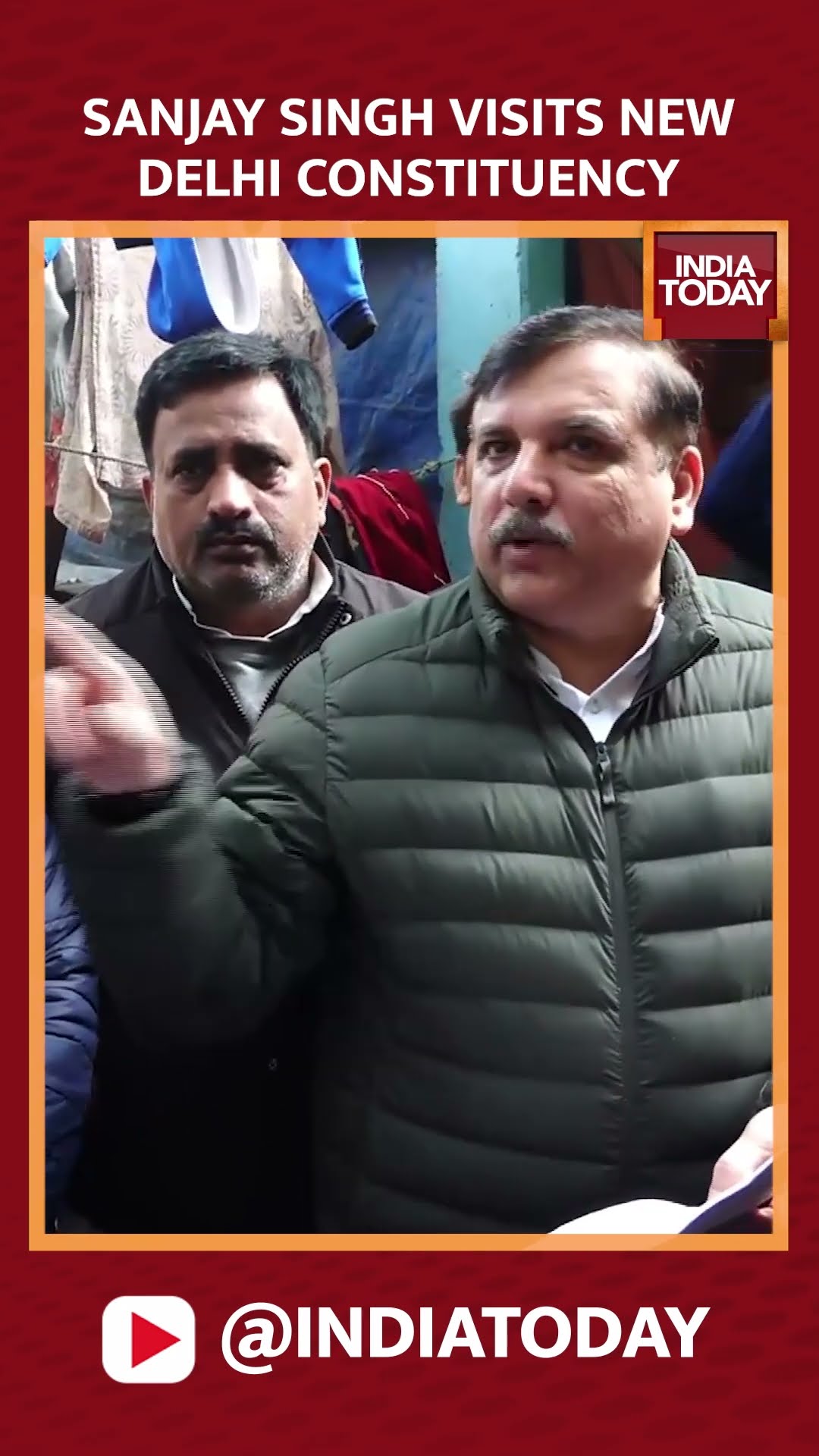 AAP MP Sanjay Singh Visits New Delhi Constituency