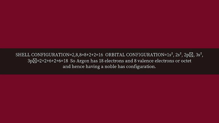 How many electrons does argon have