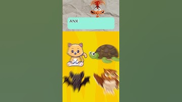 Inside out 2 characters and favorite animals #insideout2 #insideout2characters #insideout #short