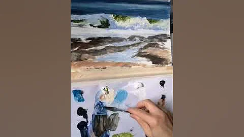 Painting a Rocky Seascape