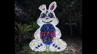 Glow Up Your Easter with Our LED Easter Bunny Decoration, holiday lighting manufacturer