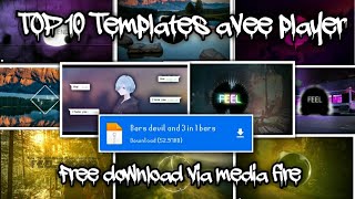 Top 10 Best Templates On Avee Player || Free Download Template || link Via media fire screenshot 4