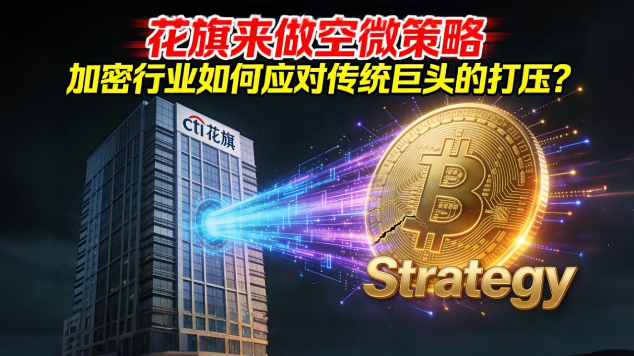 花旗来做空微策略，加密行业如何应对传统巨头的打压？