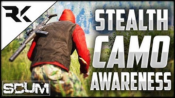 SCUM - Become Invisible! Watch BEFORE Creating Your Character!!