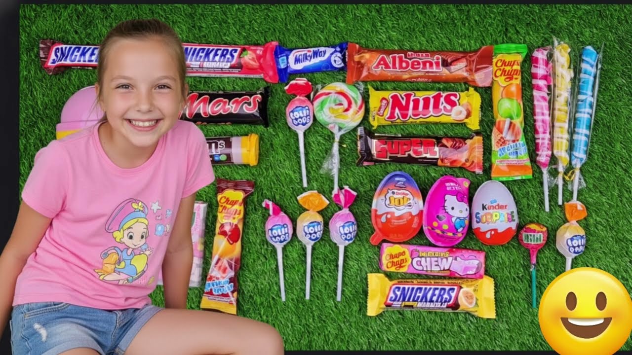 Top 5 Satisfying Video Lollipops Chocolate and Gummy Candy Unboxing Video Most Popular Candy.