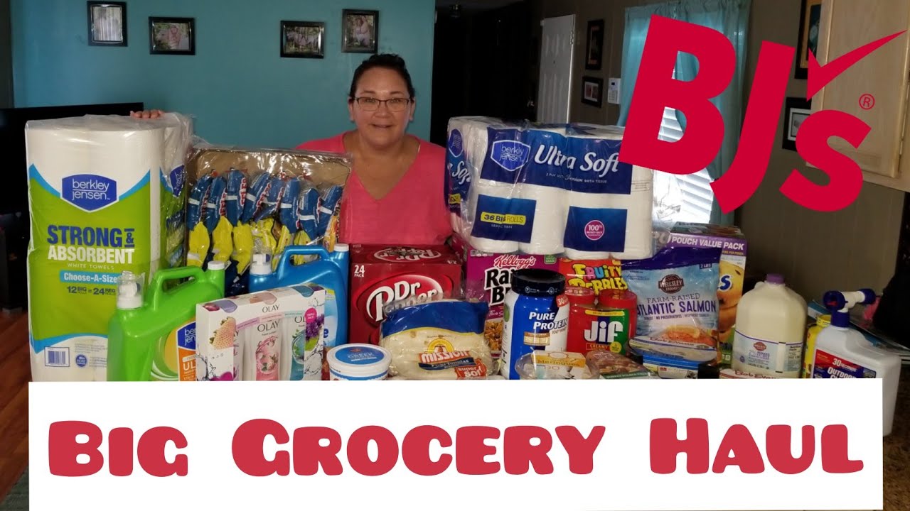 BJ'S WHOLESALE CLUB HAUL Grocery Haul 2019 YouTube