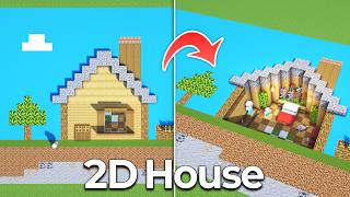 ⛏️ Minecraft Tutorial :: How to build a 2D Underground House 🏠🌳 [마인크래프트 2D 지하집 만들기 건축강좌]