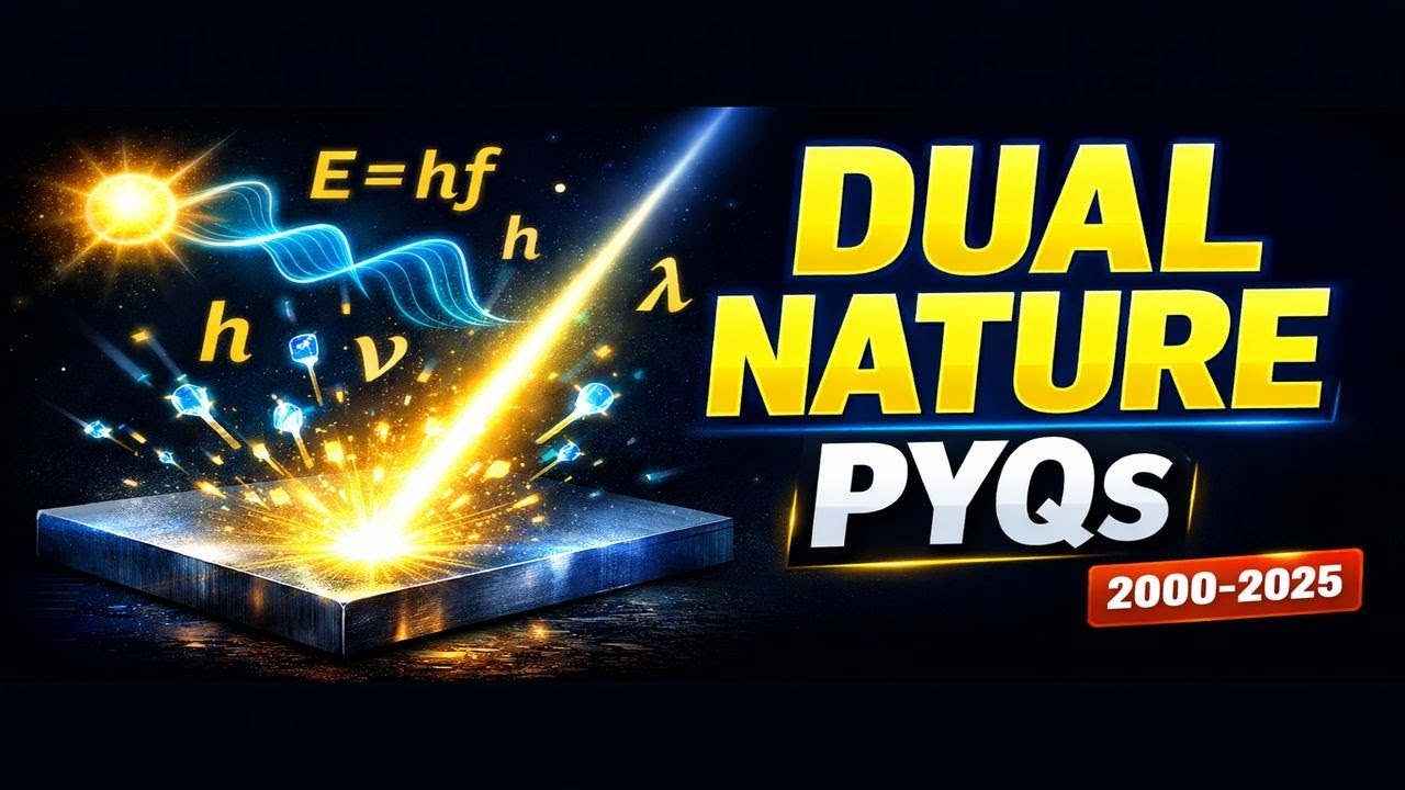 Dual Nature of Radiation NEET PYQs | Chapterwise Physics Questions
