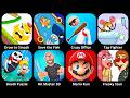 Draw to Smash, Save the Fish, Crazy Office, Tap Fighter, Death Puzzle, Hit Master 3D, Mario Run,