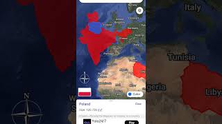 India vs Poland which country is bigger #history #map #geography #viral #mapping #vijaythalapathy