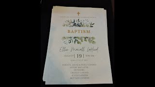 Ellies Baptism